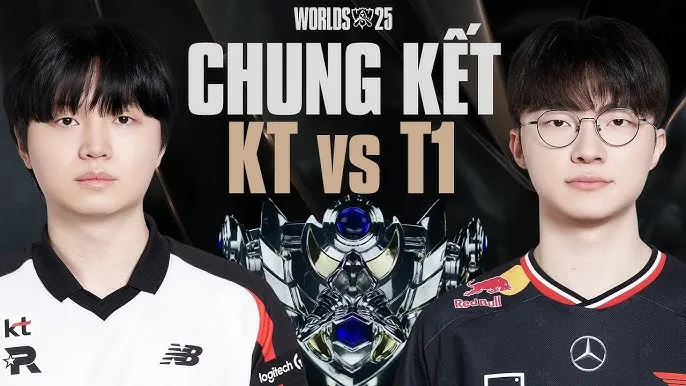 CKTG 2025: T1 vs KT – Đại Chiến Viễn Thông, Cuộc So Găng Kinh Điển Của LCK 6 T1 VS KT Đại Chiến Viễn Thông Tại CKTG 2025
